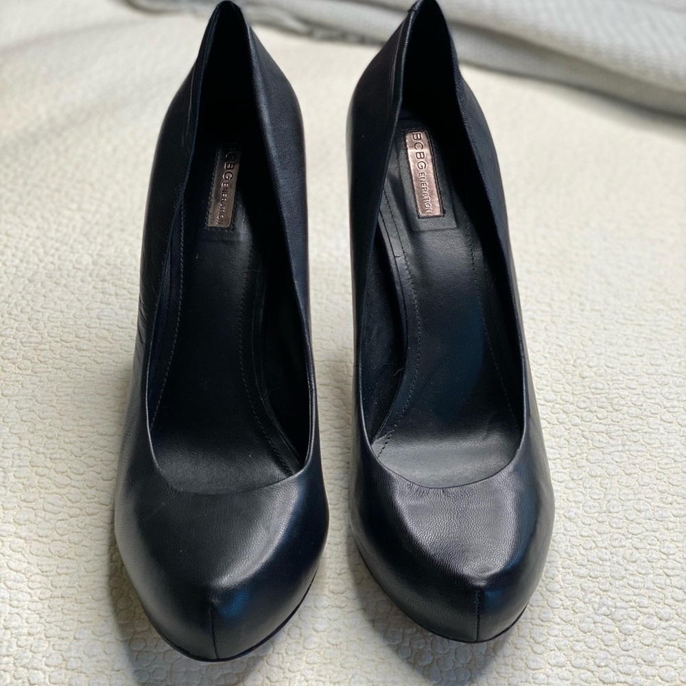 BCBGeneration Matte Black Heels